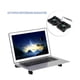 thumbnail image 5 of Almohadillas de enfriamiento USB Cateissary plegables para computadora portátil ventilador dual color negro, 5 of 6