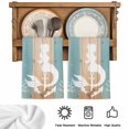 thumbnail image 5 of Coastal Mermaid Anchor Kitchen Towels Set of 3, Summer Coral Ocean Vintage Wood Absorbent Dish Towels for Kitchen, Microfiber Hand Towel, Quick Drying Tea Towel for Cleaning Decorative Dishcloths, 5 of 7