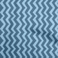 thumbnail image 1 of oneOone Polyester Spandex Blue Fabric Chevron Sewing Material Print Fabric By The Yard 56 Inch Wide, 1 of 5