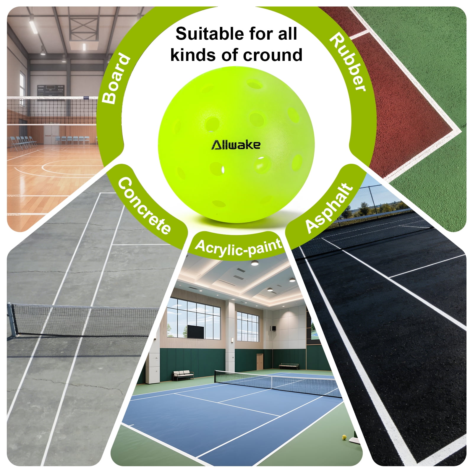 Pickleball Paddles, USAPA Approved, 3k Friction Surface Carbon Fiber  Pickleball Paddle, Durable &Lightweight Pickleball Rackets for Adults