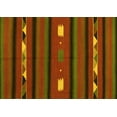 thumbnail image 1 of Ahgly Company Indoor Rectangle Oriental Yellow Traditional Area Rugs, 2' x 4', 1 of 4
