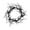 #A40-Black, variant on Artificial Black Branch Halloween Wreath - 16 Inch Plastic Twig Wreath for Front Door Gothic Horror Decor, Indoor Outdoor Farmhouse Party Wall Window Decoration with Spooky Grapevine Style