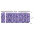 thumbnail image 2 of Floral Microwave Oven Cover, Flower Art Pattern with Swirly Petals Leaves Branches Curls Pastel Pattern, Water Resistant Organizer with Pockets for Kitchen, 36" x 12", Blue Violet Lilac, by Ambesonne, 2 of 4