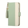 thumbnail image 3 of PU Leather Case With Card Holder Kickstand Shockproof Flip Cover For Samsung Galaxy A20/A22/A32/A41/A53/S22 Ultra, Wallet Book Stand Folio Card Holder Phone Cover, 3 of 5