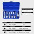 thumbnail image 2 of Ensemble de 13 Douilles Torx T8-T70 S2 Acier Hexagonal Clé Torx Outil Tournevis, 2 of 5