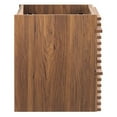 thumbnail image 4 of Modway Render 23.5" MDF Wood Wall-Mount Bathroom Vanity Cabinet in Walnut, 4 of 4