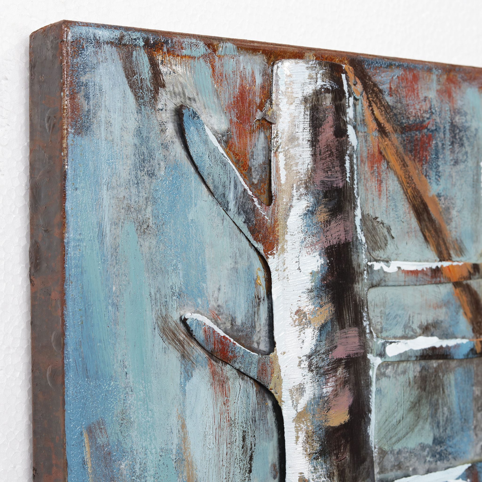 Empire Art Direct PMO-181803-3248 Deer Mixed Media Iron Hand Painted Dimensional Wall Art