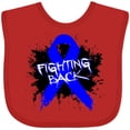 thumbnail image 3 of Inktastic Colon Cancer Fighting Back Boys or Girls Baby Bib, 3 of 4