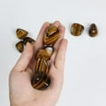 thumbnail image 5 of Nvzi 10 Packs of Tumbled Polished Natural Tiger's Eye Stones for Tumbling, Cabbing, Fountain Rocks, 5 of 5