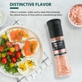 thumbnail image 5 of Soeos Salt Grinder Set, Himalayan Pink Salt, Coarse Grain, Salt for Grinder Refill, 13.4 Oz (380g), Refillable Plastic Bottle, Rock Salt, Kosher Salt Set (Pack of 1), 5 of 7