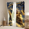 thumbnail image 3 of Castle Fairy Cartoon Train Curtains Pack of 2 (42x84 Each),Railway Car Curtains Blackout, 3 of 6