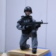 thumbnail image 3 of de ón s Fuerzas Especiales Accesorios , Conjunto de Modelos de , Juguetes de Colección, Regalos CUTICAT soldado swat, 3 of 8