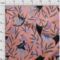 thumbnail image 3 of oneOone Velvet Peach Fabric Floral Fabric For Sewing Printed Craft Fabric By The Yard 58 Inch Wide, 3 of 7