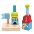 thumbnail image 4 of Juguetes De Construcción De Bloques De Construcción Y Formas, rico y Bloques De Para La Educación Temprana Baoblaze Bloques de construcción de madera arcoíris, 4 of 6