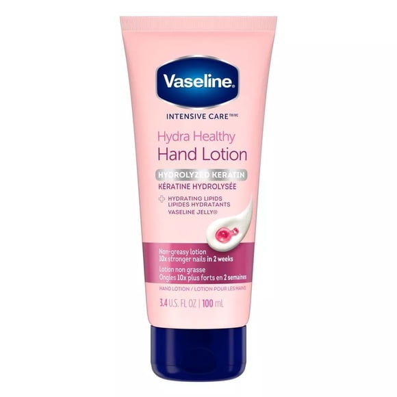Loción de manos Vaseline Hydra Healthy 100 ml con queratina