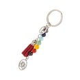 thumbnail image 1 of Sonducket LLavero de cuentas de piedra de colores, colgante de Fitness a la moda, colgante de loto, cadenas de borlas, joyería para mujer, accesorios para Accesorios de disfraces Sonducket AP012048-00, 1 of 6