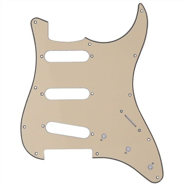 MYG 11 Holes Colorful Celluloid Guitar Pickguard Scratch Plate for Strat Guitars SSS
