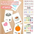 thumbnail image 4 of 144Pcs Toddler Flash Cards Set Alphabet Shapes Animals Flash Cards Body Parts Flash Cards, 4 of 8