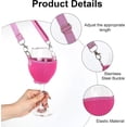 thumbnail image 5 of Pack Of 4 Wine Glass Holders For Hanging Wine Glass Holder For Hanging Cup Holder Festival Wine Glass Holder For Christmas Birthday Wedding (pink), 5 of 5