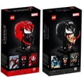 thumbnail image 2 of Lego Marvel Carnage Bust 76199 + Venom Bust 76187 Exclusive Set LEGO -, 2 of 2