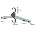 thumbnail image 3 of Folding Clothes Hanger with Clips, Multi-Functional Drying Rack B, 3 of 5