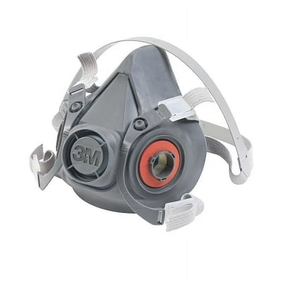 Half Facepiece Respirator 6000 Series, Large, Resist Gases, Vapors, Particulates, Adjustable Strap, Tpe | 1 Each