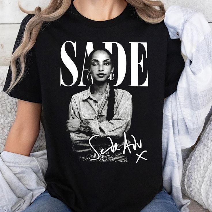 Sade ワールドツアーTシャツ　Mサイズ Sade Adu Shirt, Sade Adu World Tour Tshirt,Music Tour Rap Hip Hop