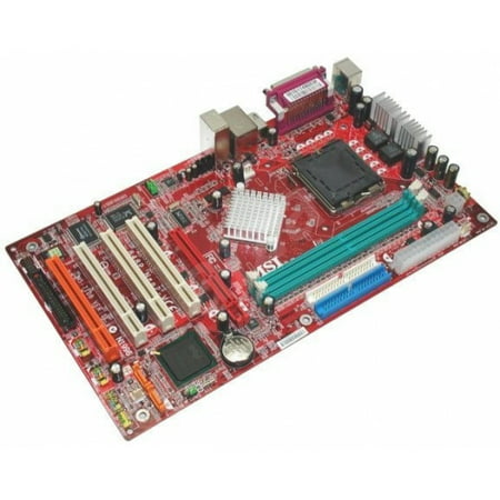 Microstar / MSI 848P NEO2-V MS-7108P4 socket 775 motherboard with 4 PCI, 1 AGP 8x/4x, 2 x 184 pin DDR slots. Supports up to 2 GB DDR400/ 333/ 266 MHz RAM. 2 x IDE + 2 x SATA connectors. On-board (Best Gigabyte Socket 775 Motherboard)