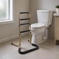 thumbnail image 2 of twisto Standing Assist Frame Aluminum Alloy Mobility Support Rail Padded Grip Toilet Support Structure, Lqx-110037, 2 of 10