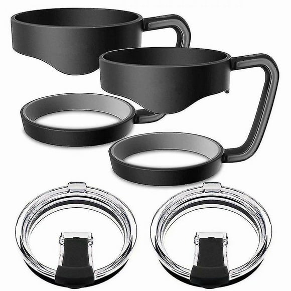 Accessibility equipment accessories 2pack 30oz tumbler handle hand holder grip cup holder with 30oz spill proof lids for 30 oz yeti (HHHC)