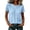 Light Blue, variant on VJGBEGW Women Crew Neck Short Sleeve T Shirts Loose Fit Casual Tees Lightweight Breathable Basic Summer Tops Relaxed Fit Black L