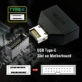 thumbnail image 5 of CY Overmold Type-E IDC Socket USB 3.1 Front Panel Header to USB 3.0 20Pin Header Extension Adapter with CH334P, 5 of 9