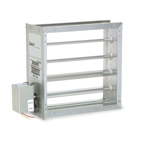 Zone Damper, 24 AC, H 16In, W 12In, D 4In
