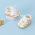 thumbnail image 2 of Otqutp Newborn Baby Sock Booties Cotton Color Block Elastic Cuff Shoes Non Slip Sole Indoor Pre Walker Footwear for Boys Girls, 2 of 5