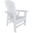 thumbnail image 2 of Paradise 7-Piece Rectangle Table Modern Adirondack Chair Dining Set, 2 of 9