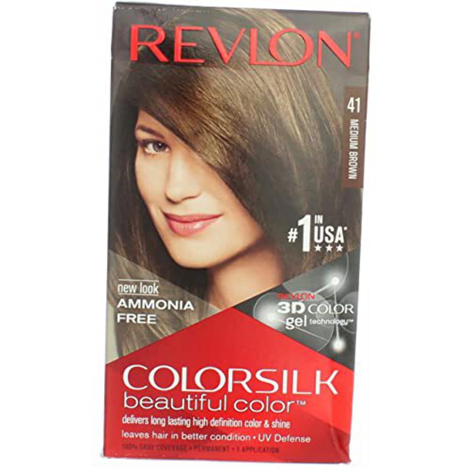 Revlon Colorsilk Permanent Hair Colour - 41 Medium Brown