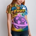 thumbnail image 4 of Kids Blox Fruit T-Shirts, Youth GravityFruit T-Shirts, Casual Crew Neck Shirts for Boys Girls, Fashion 3D Print Short Sleeve Tee, 4 of 9