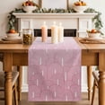 thumbnail image 2 of Table Runner 36 Inches Long for Kitchen Dining, Red Ombre Dresser Scarf Farmhouse, Dining Table Decorations for Wedding/Parties, Farmhouse Stripes Modern Abstract Art 13 x 36 In, 2 of 8
