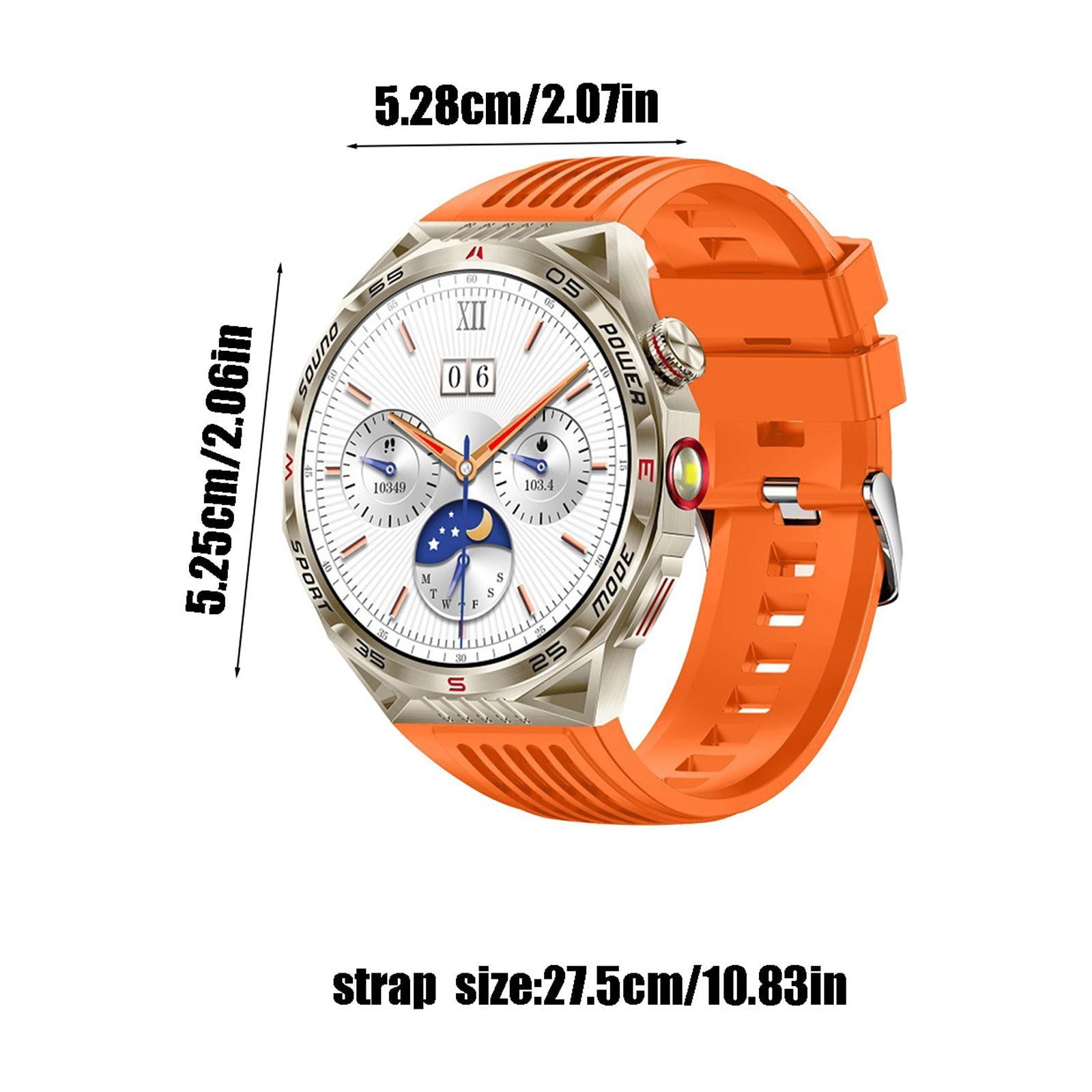 AZXY Smart Watch,Smartwatch,Fitness Smart Watches,Smart Watches for Men,Waterproof Cheap Bluetooth Smart Watch for Women Android Clearance,Gold