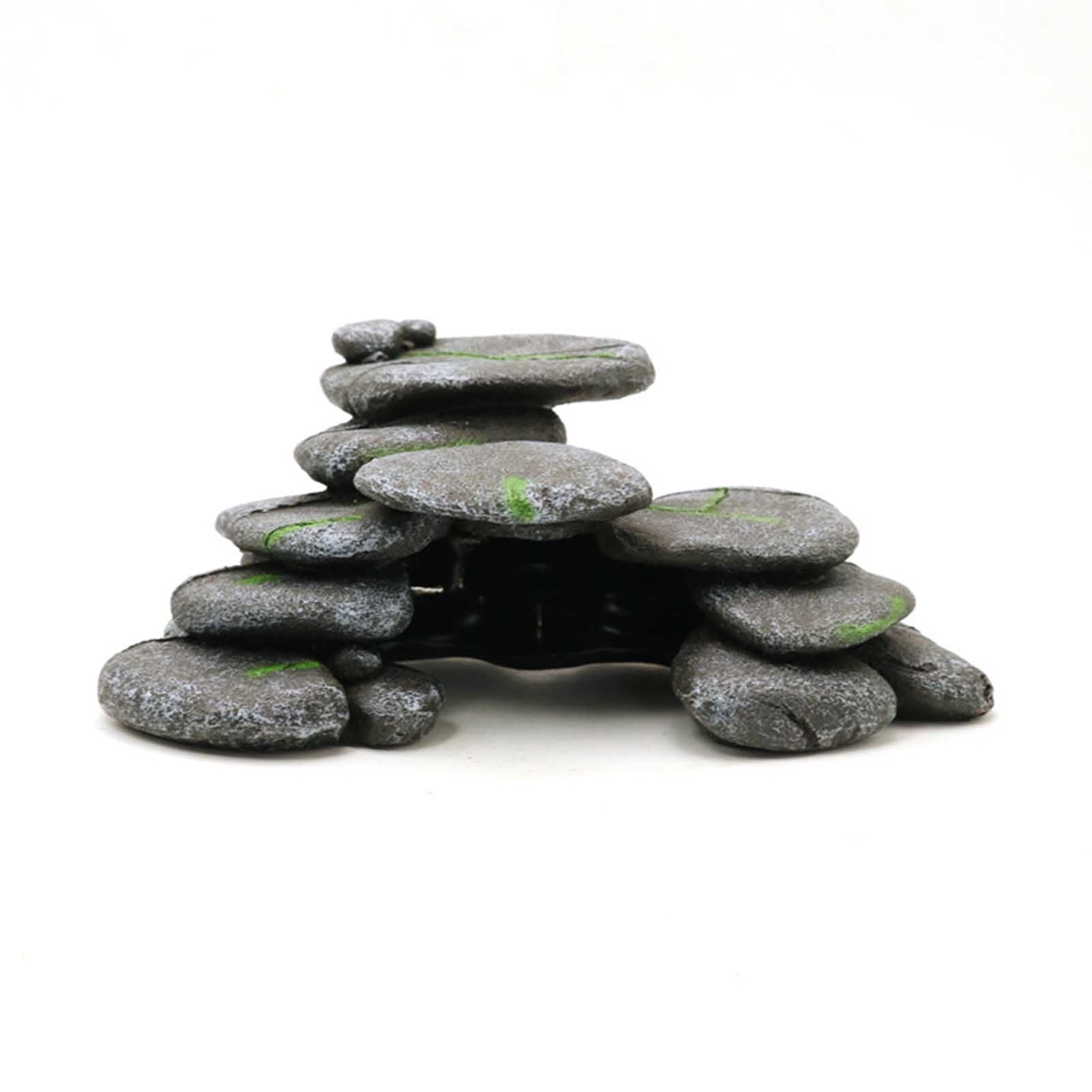 Fish Tank Aquarium Rocks For Fish Tank Underwater Landscape Aquarium Mountain View Ornament for Fish Shrimp Hiding Aquarium Ornament