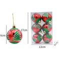 thumbnail image 3 of 6/24 bolas de purpurina de colores para Navidad, bolas colgantes para árbol de Navidad, adornos para el hogar, regalo de fiesta de Año Nuevo, decoración navideña, 3 of 5