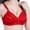 8-Red, variant on YWDJ Bras for Women Plus Size Closure in Back Lounge Bras Wirefree Comfortable Bras Adjustable Straps Full Coverage Push up Wrap Bras Padded Comfort Bras Solid Sleep Bras Beige M