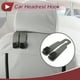 thumbnail image 2 of Gancho para Reposacabezas de Asiento de Coche, Organizador de Espalda de Asiento, Color Gris, Plástico y Metal, 2 of 7