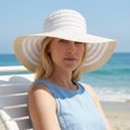 thumbnail image 5 of Women Floppy Sun Bucket Hats w/ Wide Brim Straw Edge Summer Beach UV Protection Foldable Gardening Hiking Cap by Solaris, 5 of 7