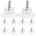 thumbnail image 1 of Miangastore 10 Pcs Pare-Chocs en Verre pour Table avec Ventouse, 1 of 8