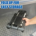 thumbnail image 3 of HOOWIFFY Foldable Cart with Ergonomic Grip, Lightweight Black Aluminum Alloy Frame for Easy Transport and Storage, 3 of 8