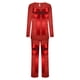 thumbnail image 5 of Puntoco Pijamas de mujer con cuello redondo, pantalones y bolsillo en la parte superior con estampado navideño para mujer, 5 of 5