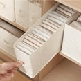 thumbnail image 6 of 1pc Clothes Storage Basket Sewing Home Folding Clothes Storage Box Underwear Socks  Wardrobe Storage Box Wardrobe Organizer, 6 of 9