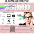 thumbnail image 3 of Blue Light Blocking Glasses for women/men - ZZD 3Pack Computer Reading/Gaming/TV/Phones Glasses, 3 of 6