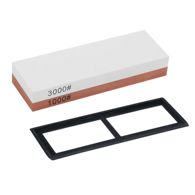 Amdohai 1000/3000 Grit Sharpening Stone Double-sided Grindstone for Outdoor Kitchen Cutter Sharpener Whetstone